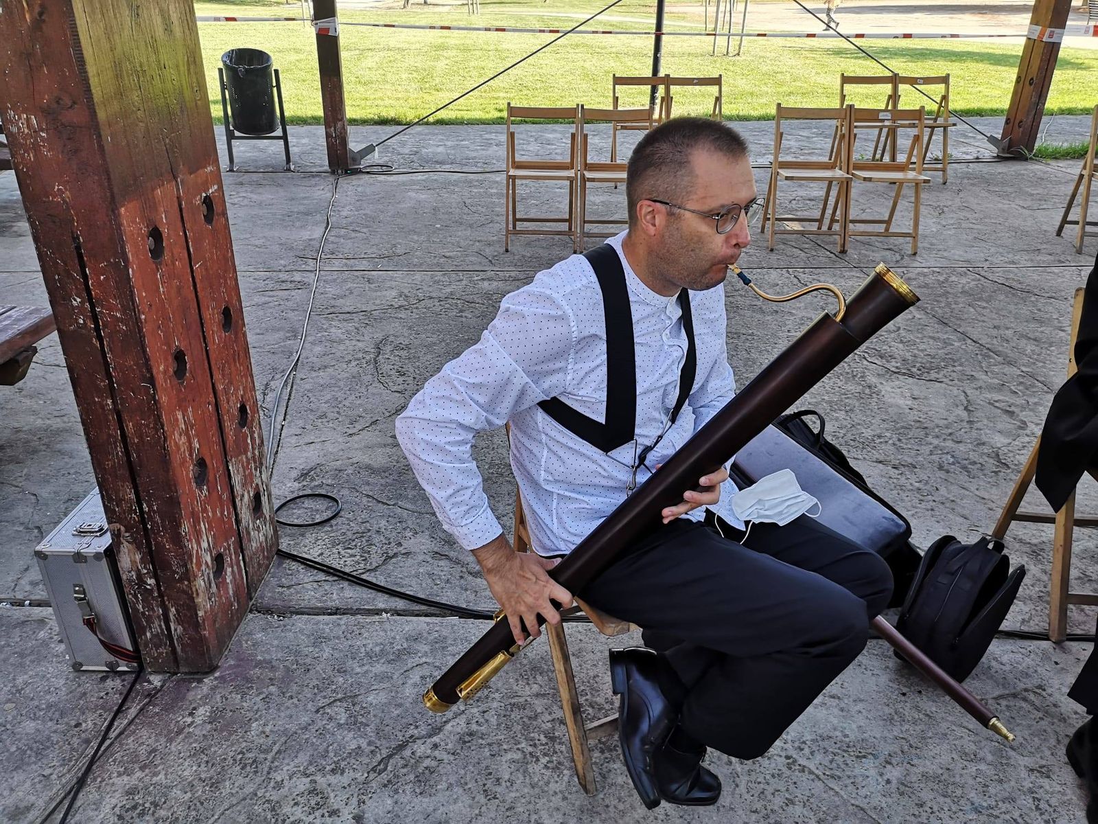 El fagotista Martín Bouwens estará este jueves en el concierto lírico de la Fundación Caja Rural del Sur