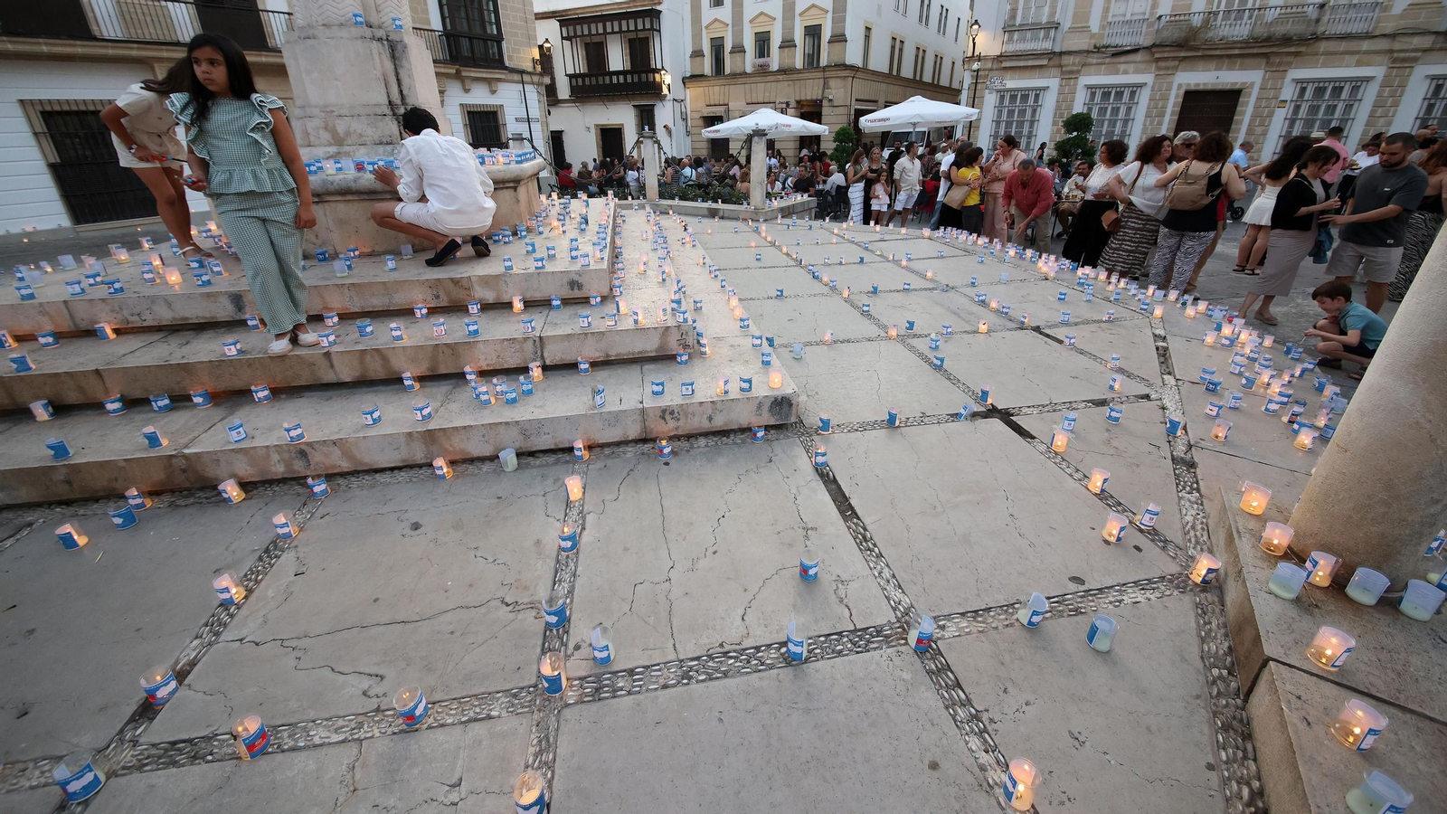 Imágenes de la Noche de las Candelas en Jerez