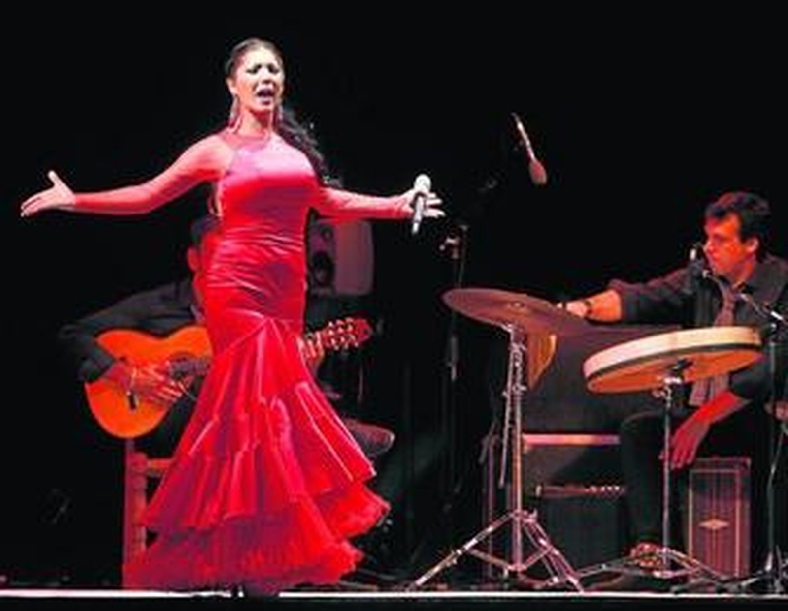 La sevillana Joana Jiménez, durante una de sus actuaciones.