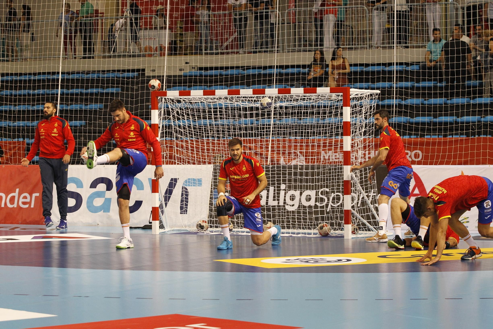 Fotogalería España-Suecia. Balonmano. Palacio Juegos Mediterráneos. Almería