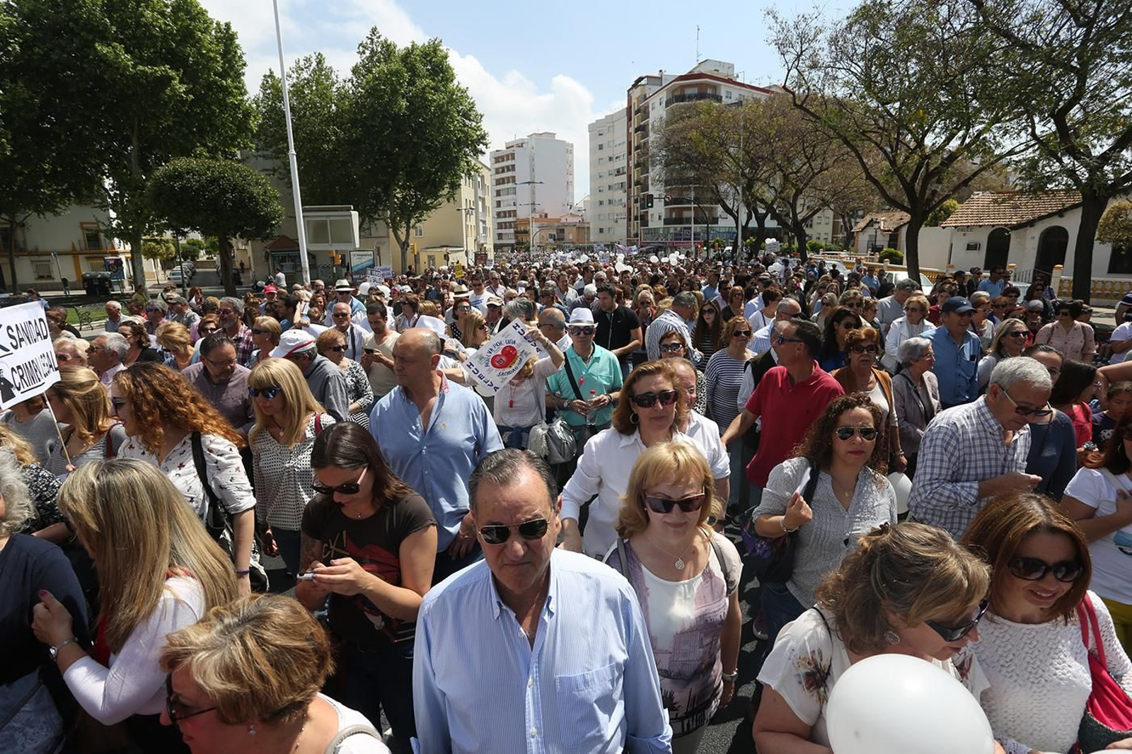 Las Imágenes de la Manifestación por una Sanidad Digna