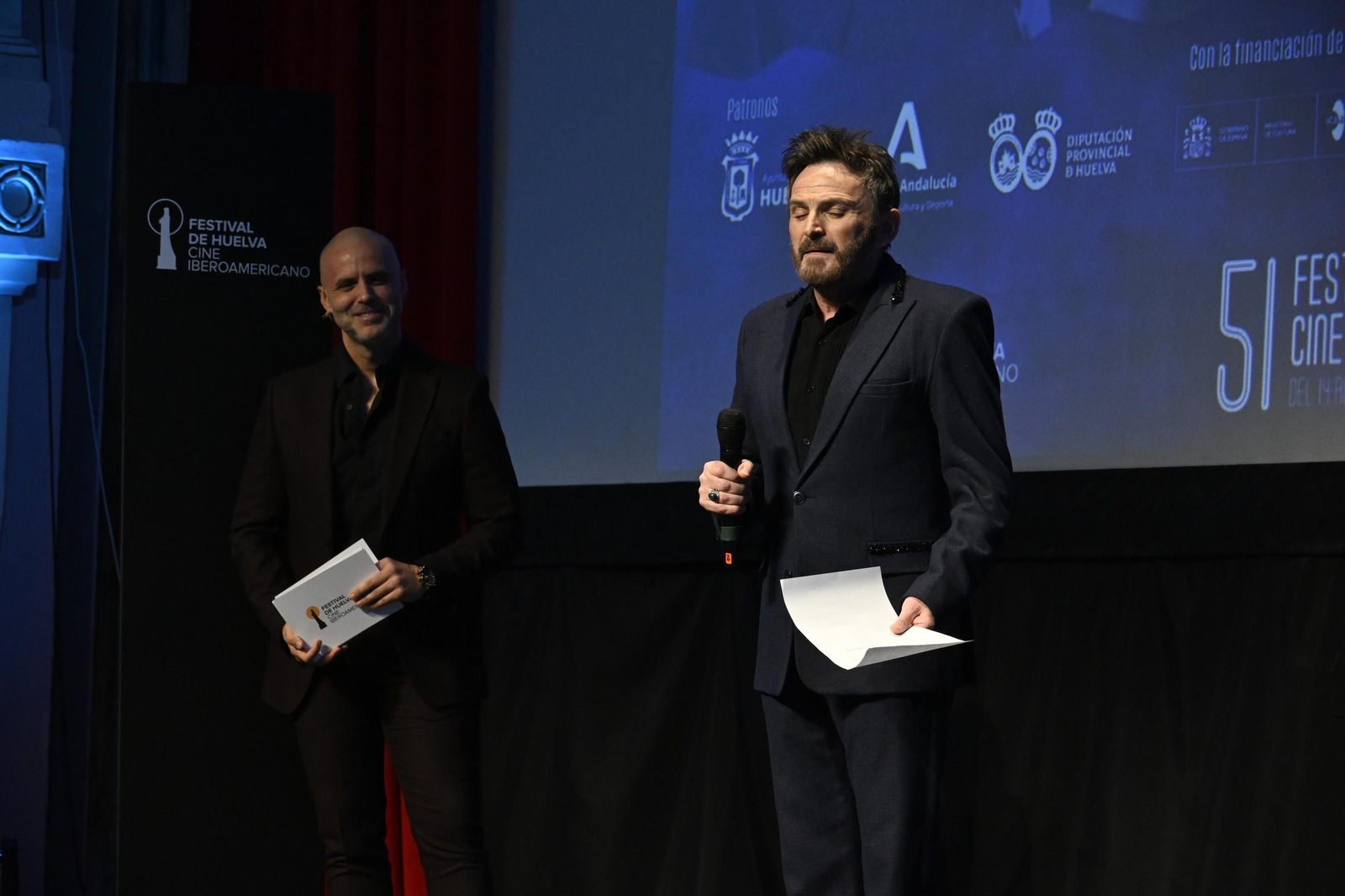 Imágenes del la entrega del Premio Ciudad de Huelva al actor Fernando Tejero