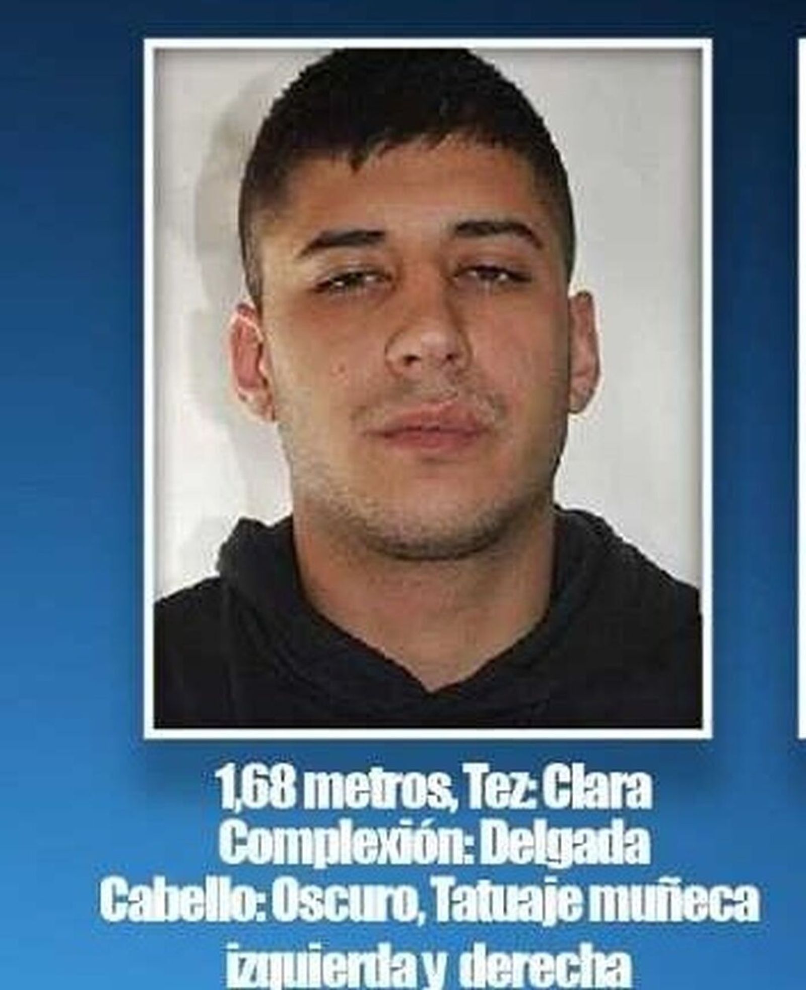 El alunicero buscado por La Policía