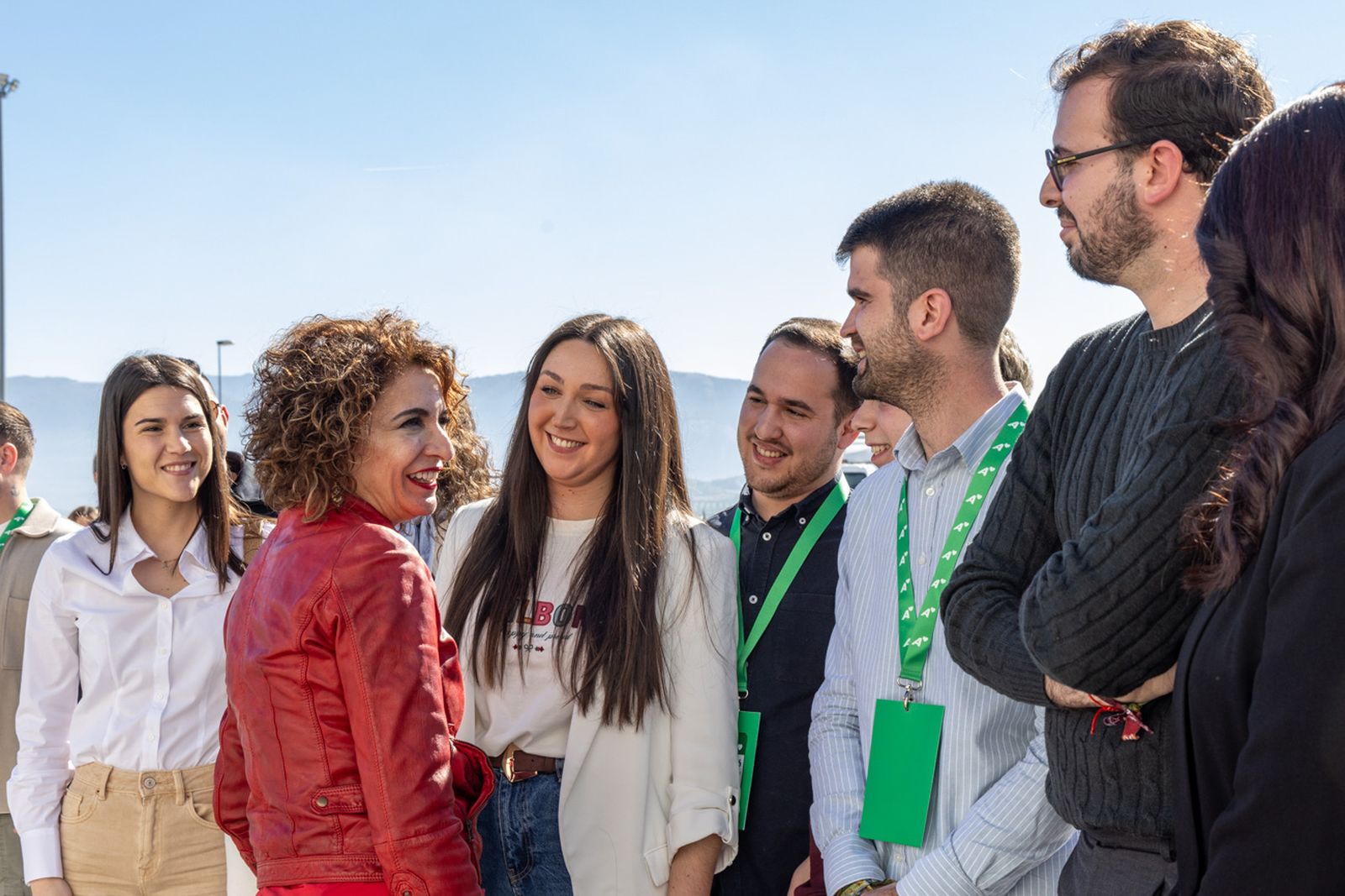 Acto en defensa de los servicios públicos para celebrar el 28F en Jaén