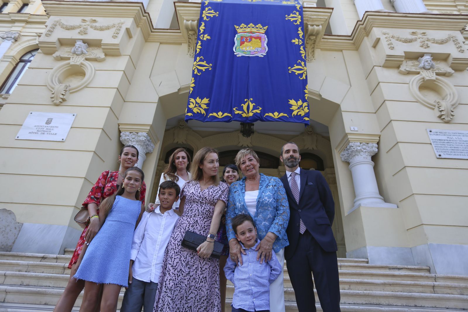Homenaje a Celia Villalobos en el Ayuntamiento de Málaga (fotos)