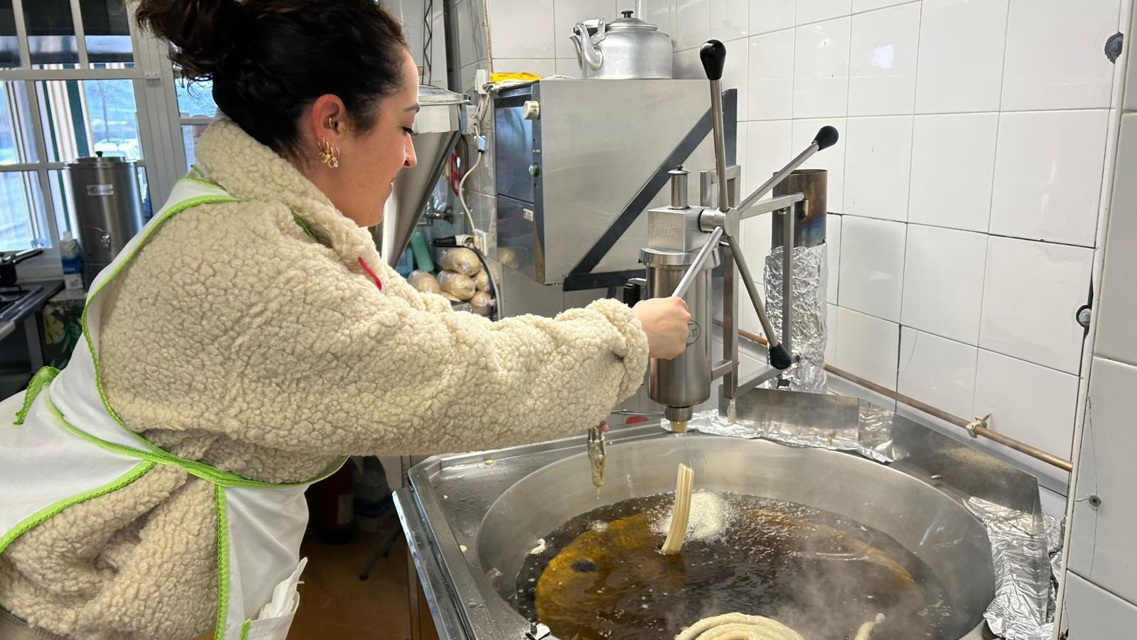 Samara, propietaria de la Churrería Palma