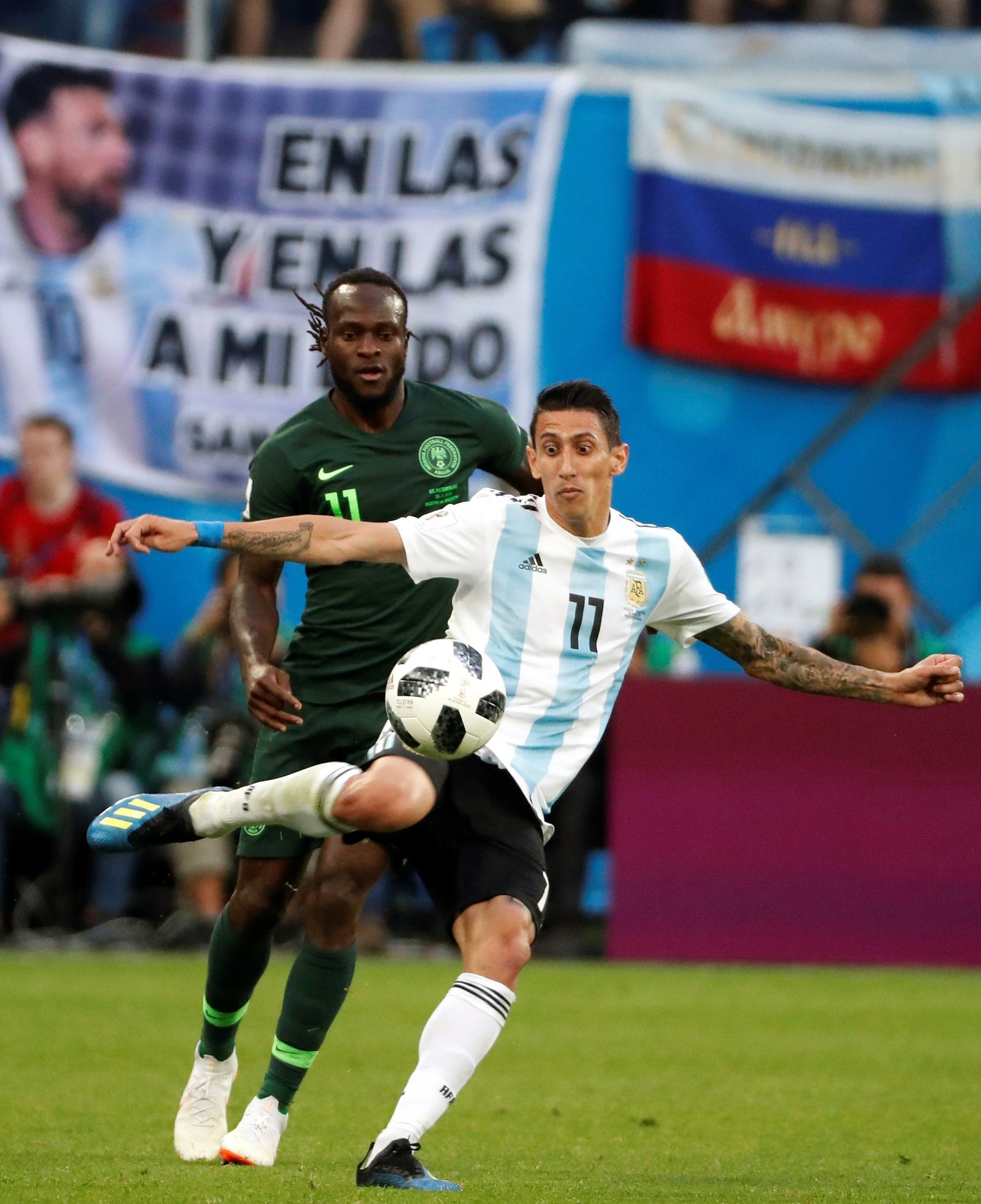 Las imágenes del Nigeria-Argentina