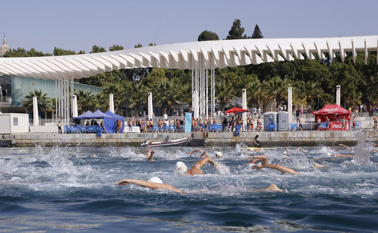 Fotos de la 60ª Travesía a Nado del Puerto de Málaga