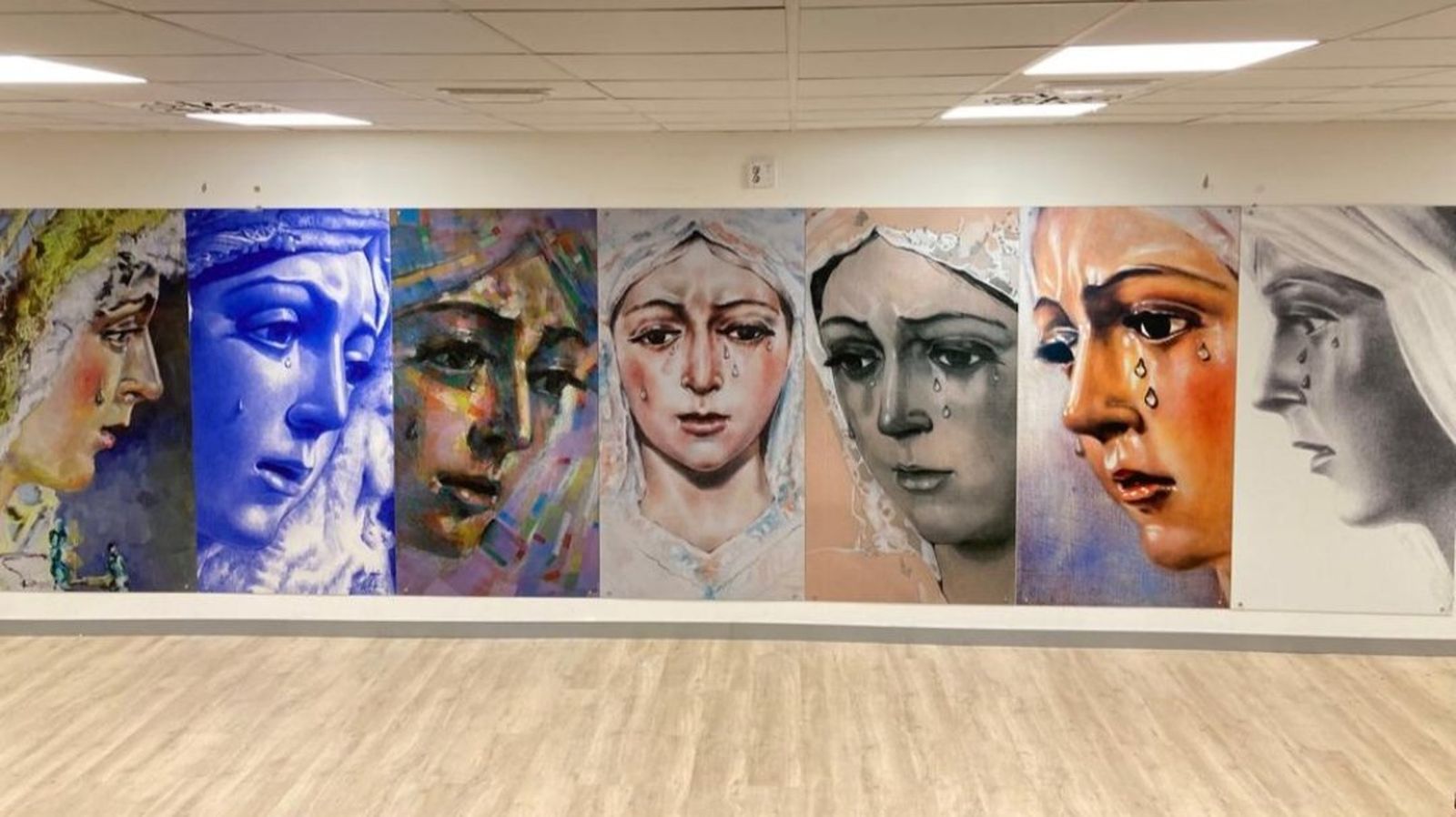 Siete visiones de la Esperanza en la UCI del Hospital Macarena.