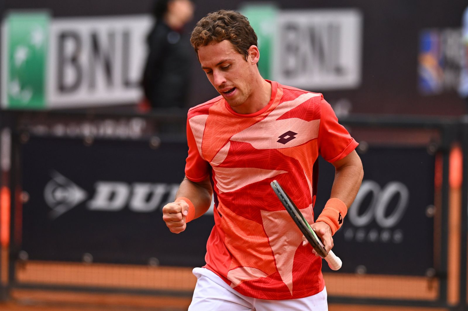 Roberto Carballés en el torneo de Roma.