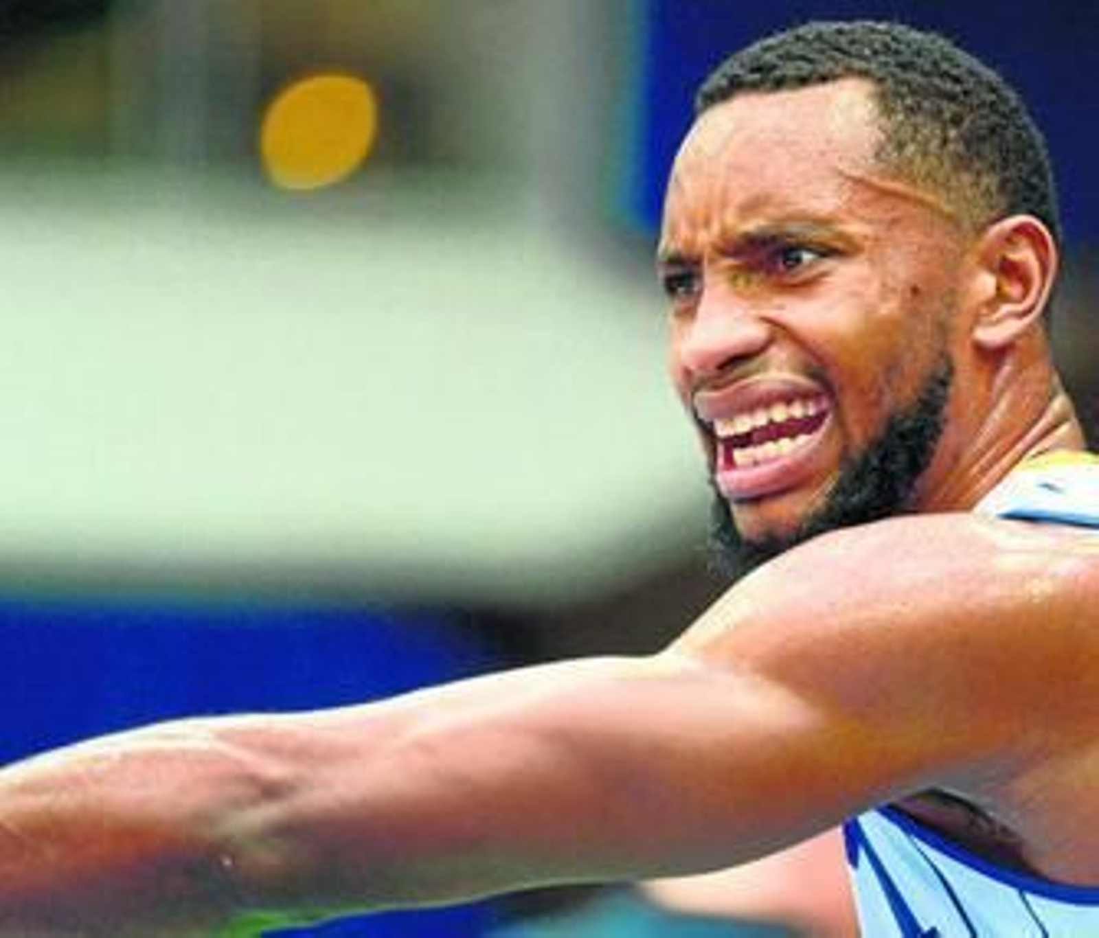 Kyle Fogg, en un partido con el Bremerhaven.