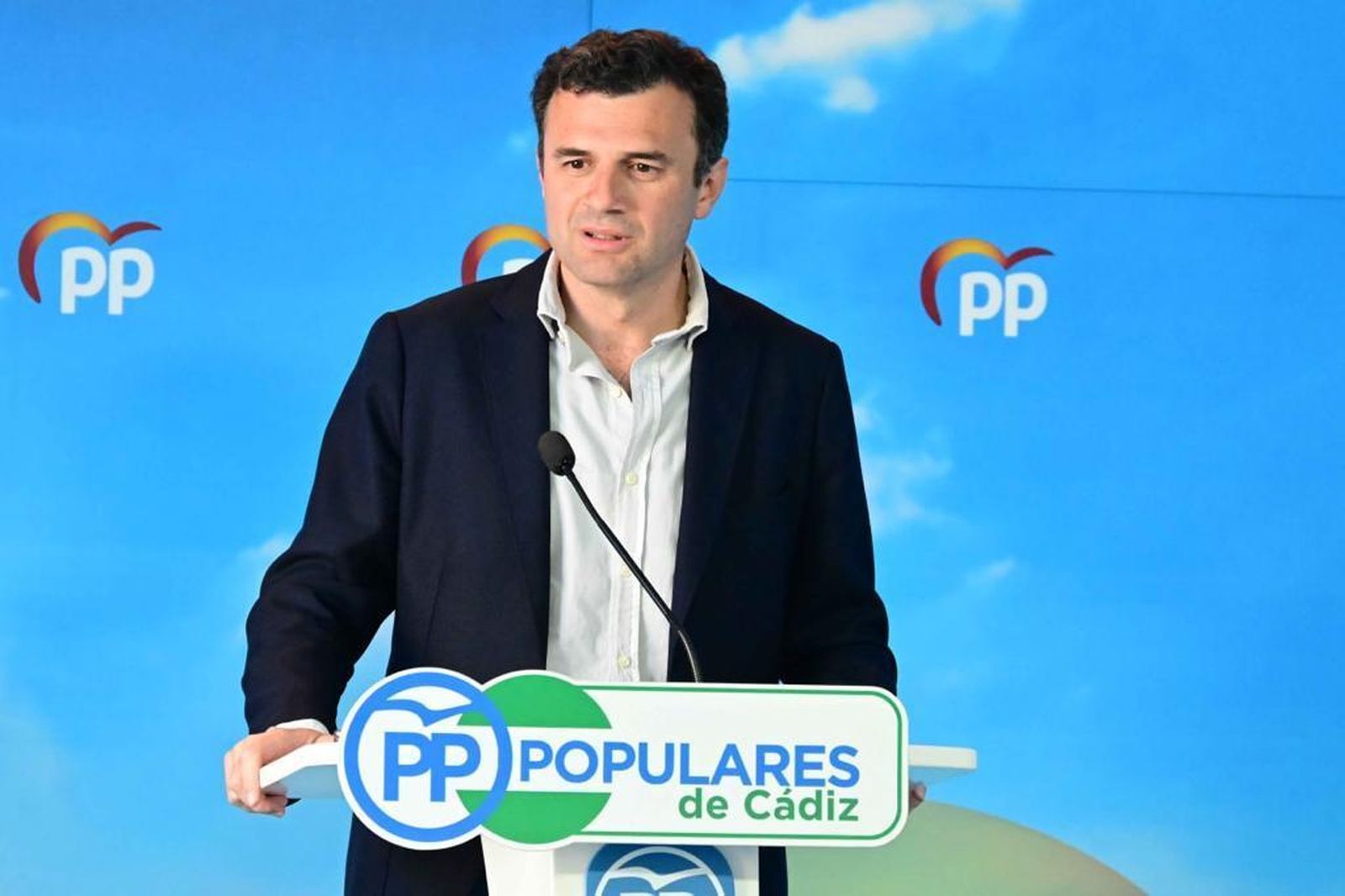 Bruno García, presidente del PP de Cádiz.