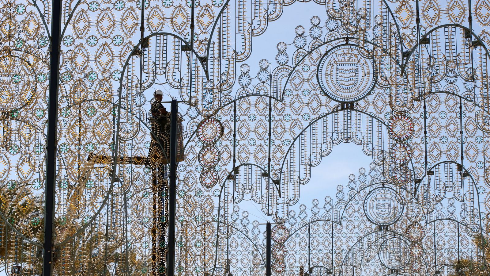 Así marcha el montaje de la Feria del Caballo 2023