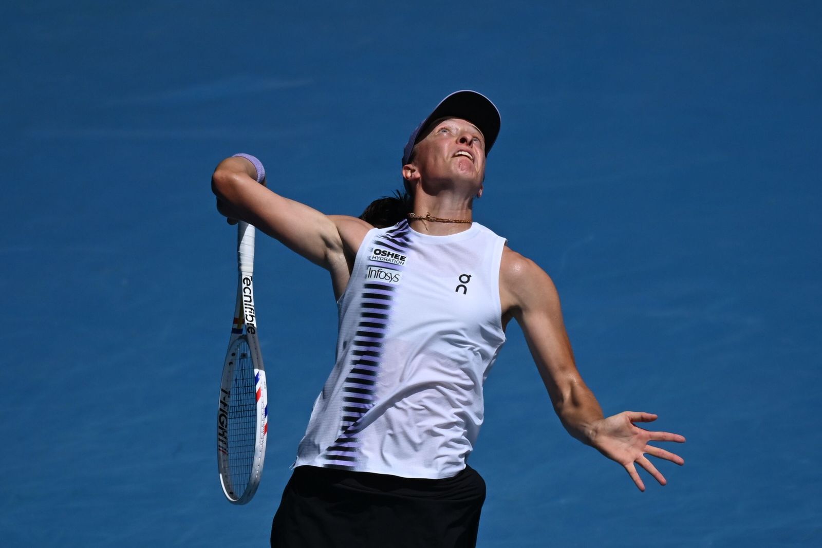 Las fotos de la retirada de Musetti ante Djokovic y del resto de cuartos de final