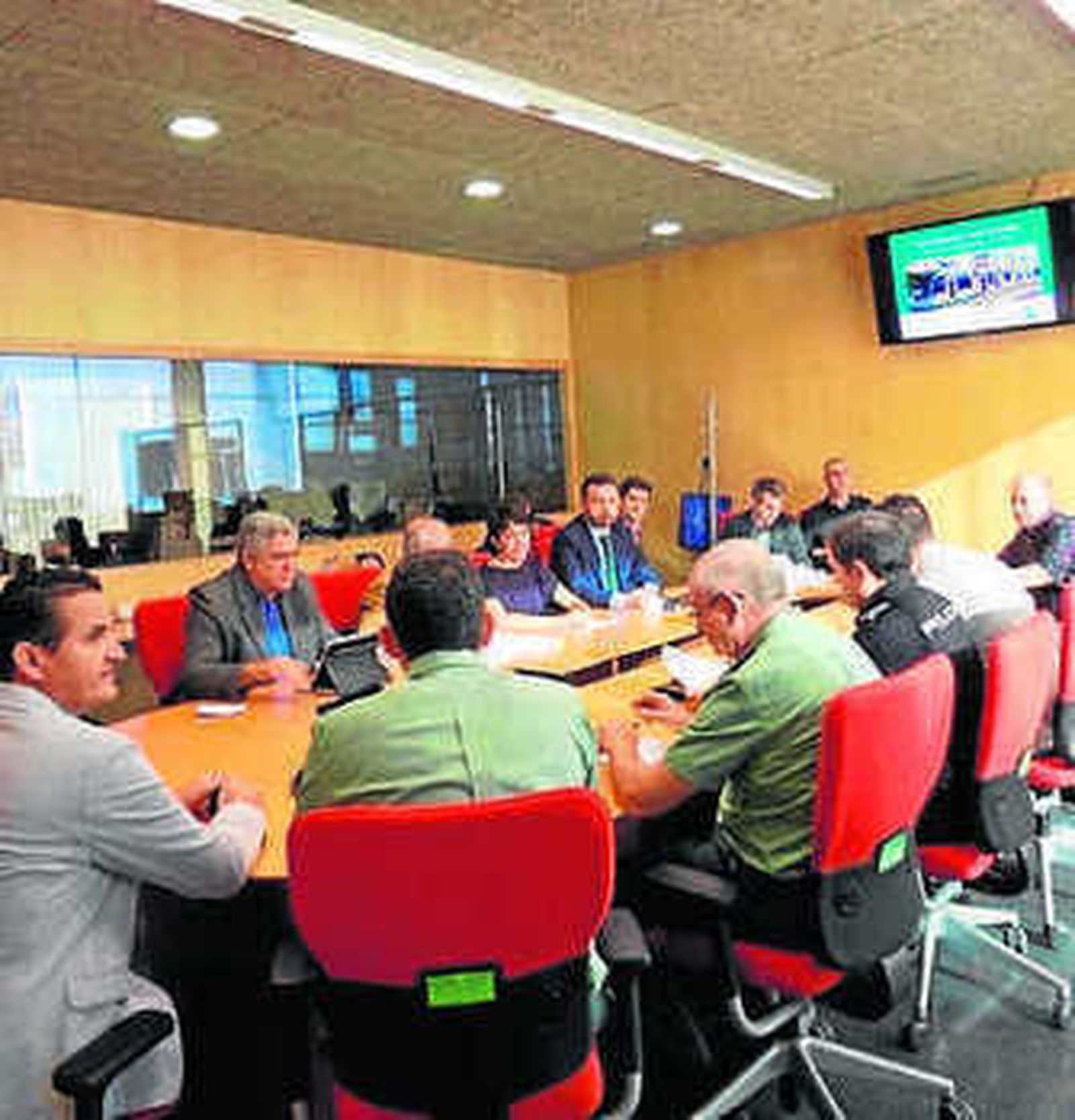 Reunión del Metro celebrada ayer.