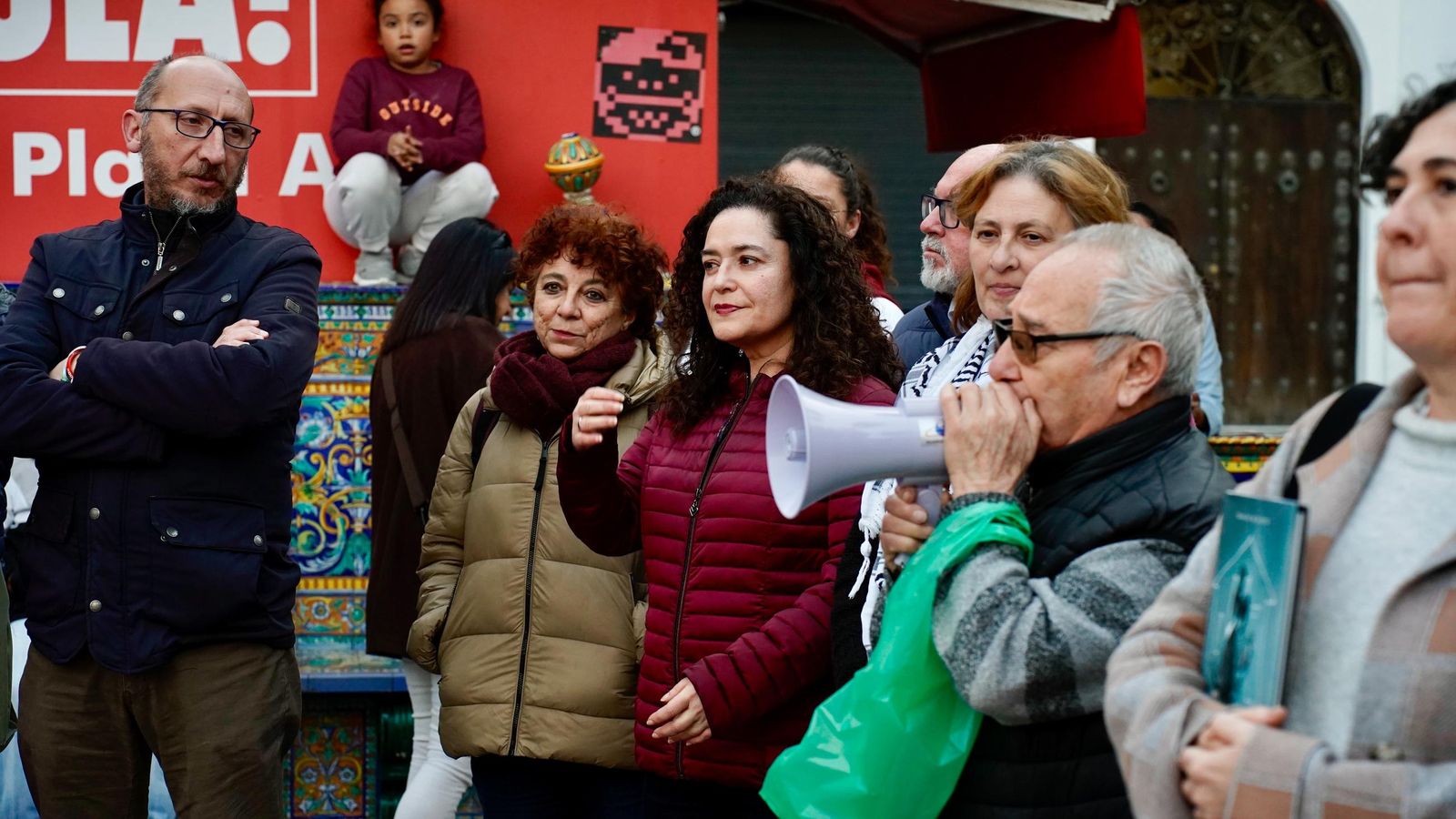 Fotos de la concentración en Algeciras en apoyo a Palestina