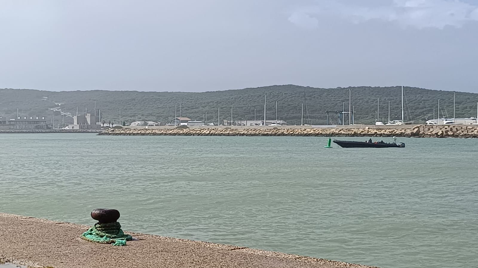 Una narcolancha este viernes.