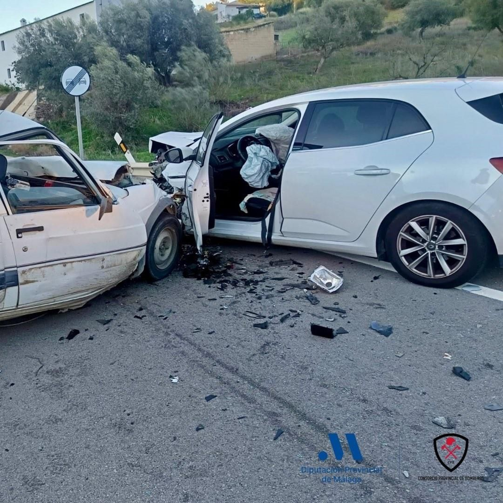 Accidente en Alcaucín, en Málaga