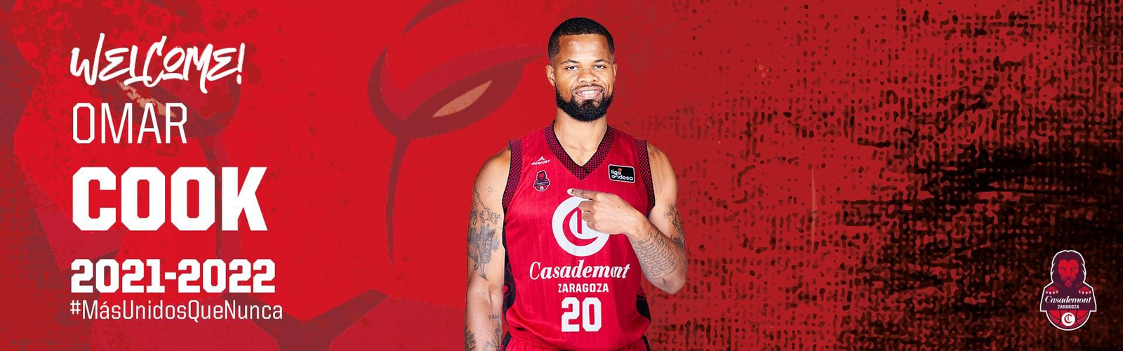 Omar Cook, nuevo jugador del Casademont Zaragoza.
