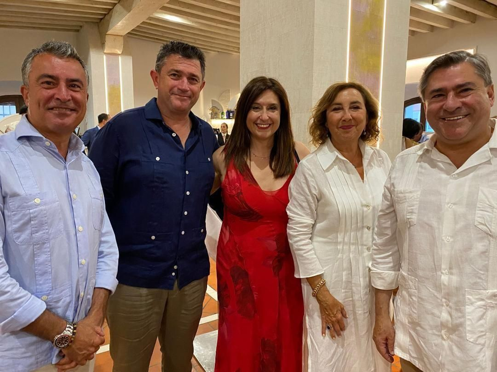 Ángel Núñez, David Vélez, Aurora Andrés, Ana Villagómez y Fernando Estrella.