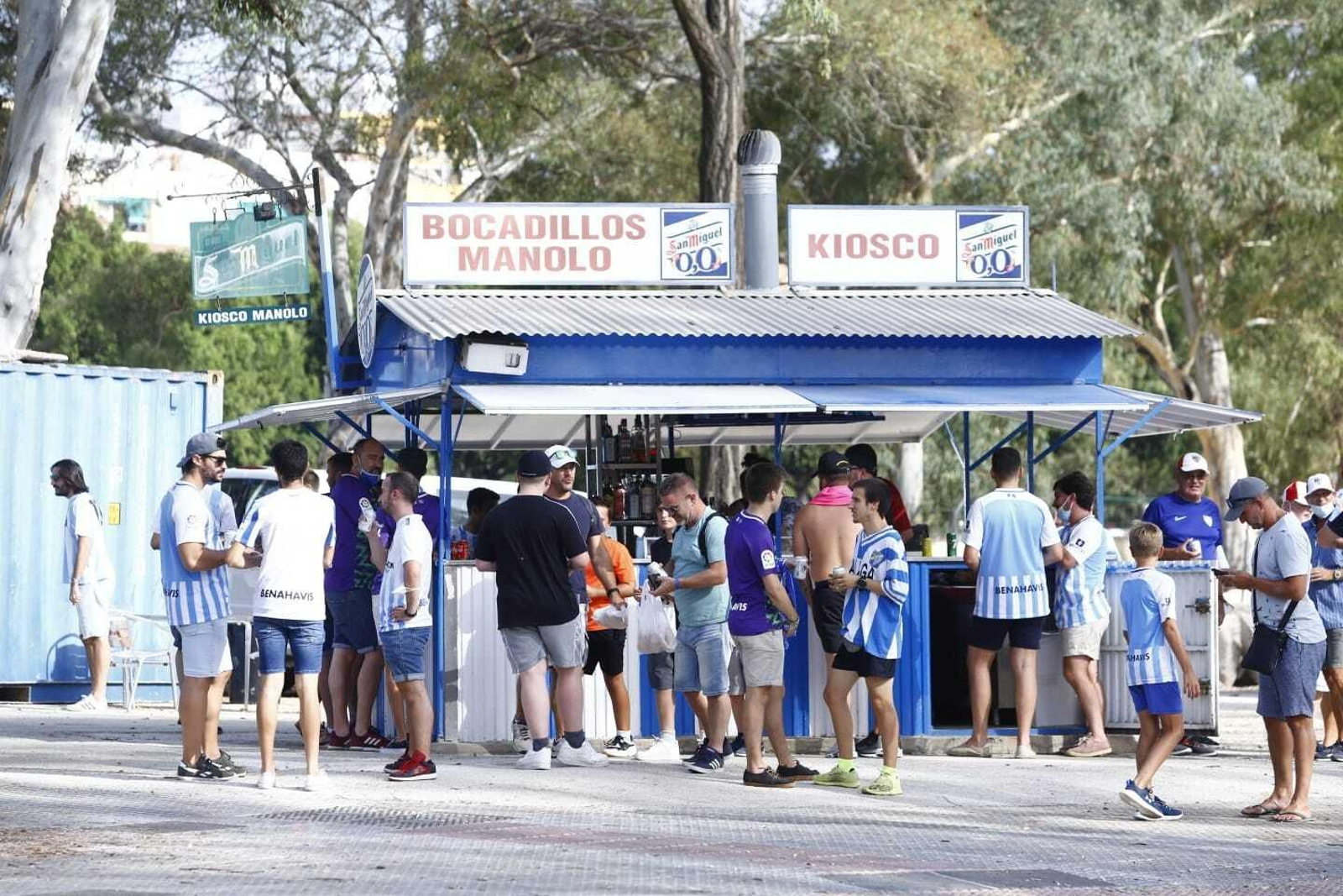 Galería: La afición vuelve a La Rosaleda entre medidas de seguridad