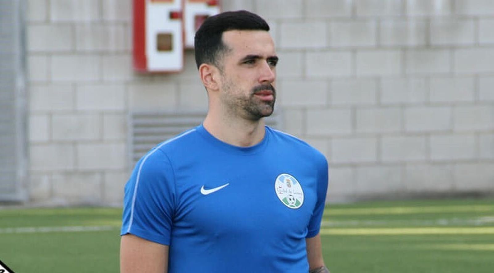 Sergi Valls, en un entrenamiento del Ciudad de Lucena.