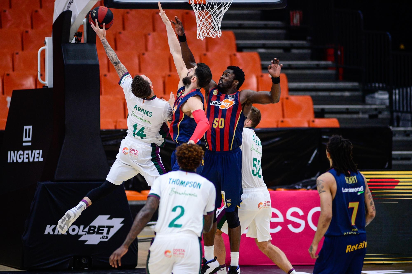 El Baskonia-Unicaja, en fotos