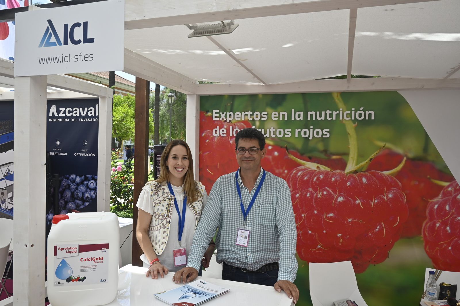 Los Stands participantes en el 8º Congreso Internacional de Frutos Rojos en Huelva
