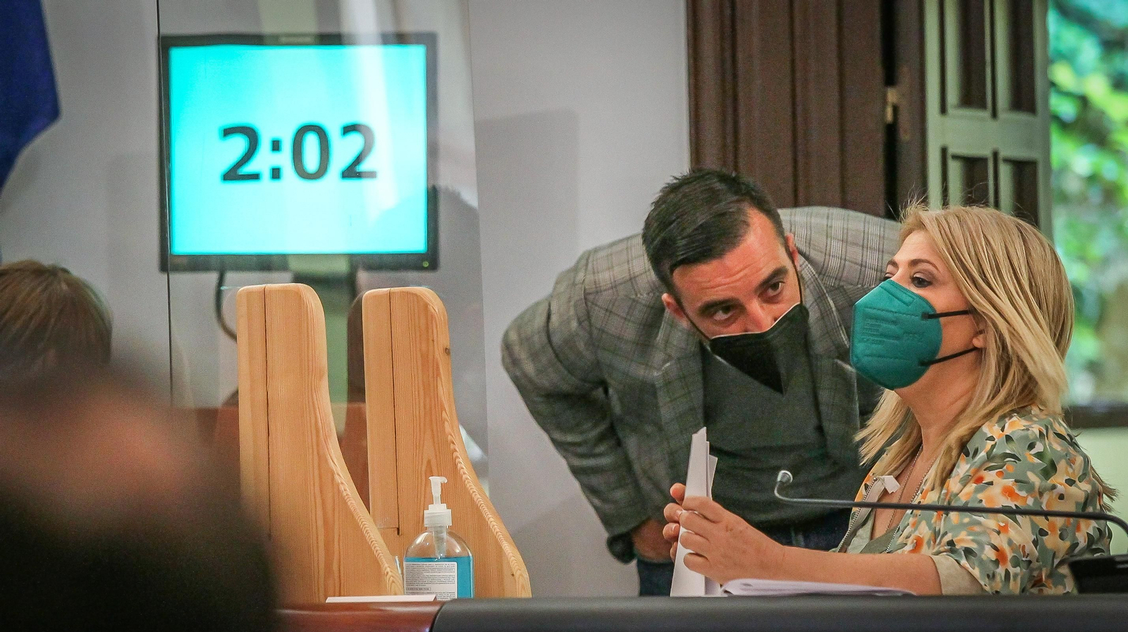 Secuencia del enfado de José Antonio Díaz con la alcaldesa