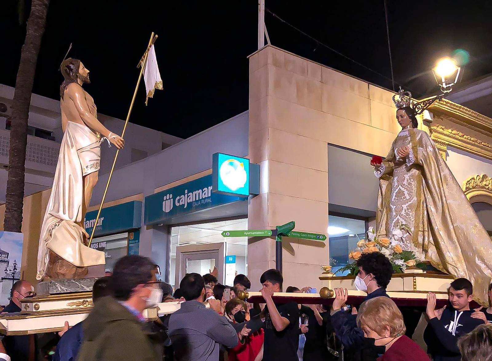 Procesión del Sábado Santo en la Villa de Níjar.