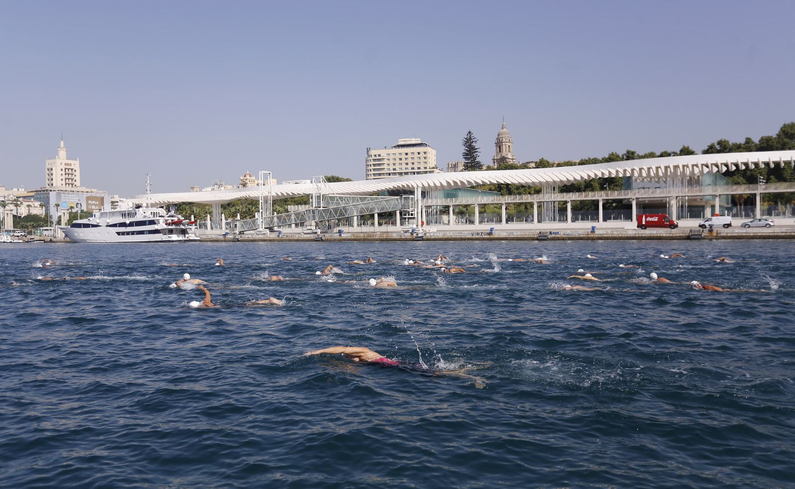 Fotos de la 60ª Travesía a Nado del Puerto de Málaga