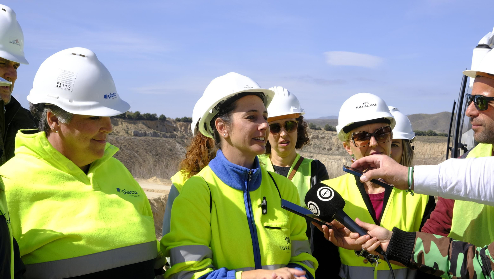 Visita a las canteras de yeso en Sorbas