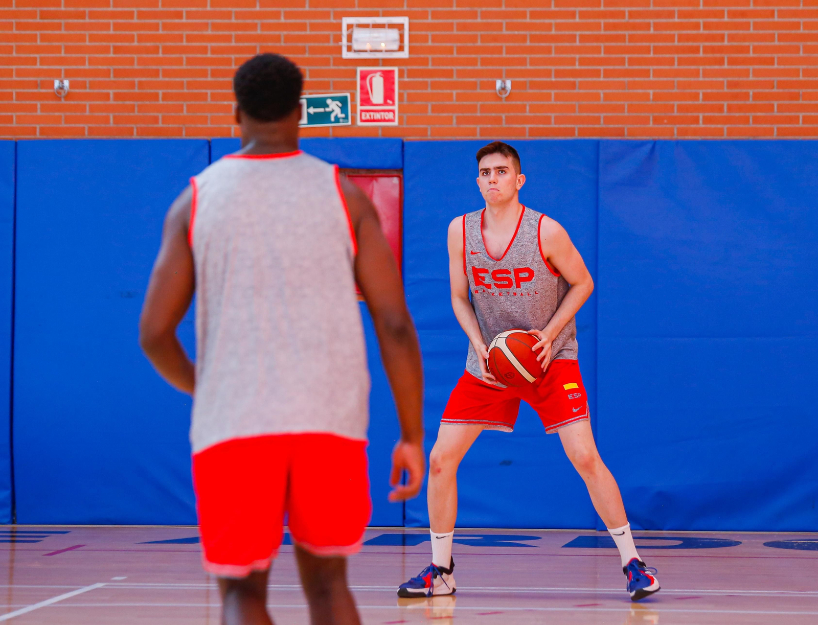 Fotos: el primer entrenamiento de la sub 20 de España con cinco malagueños