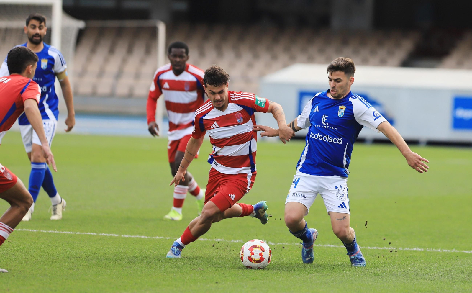 Imágenes del partido entre el Xerez CD - Recreativo Granada en Chapín