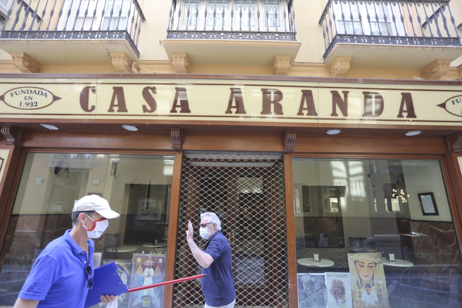 Fotos de los bares de Málaga, todavía a medio gas, en la recta final de la fase 3