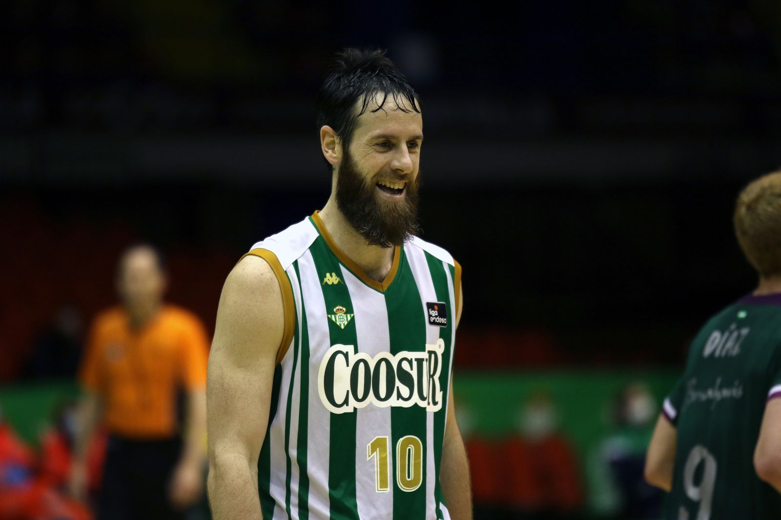 Pablo Almazán, durante el partido de esta temporada en San Pablo ante el Unicaja.