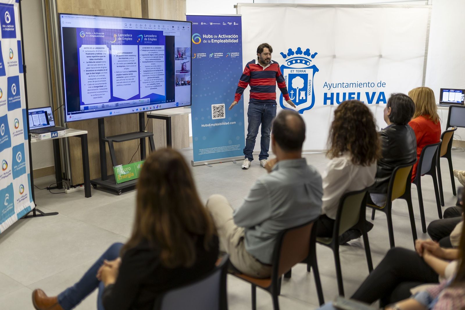 Lanzadera de empleo en Los Rosales.