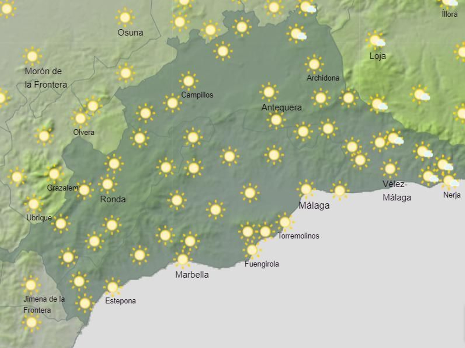 El tiempo en Málaga: la previsión para el domingo 14 de abril de 2024