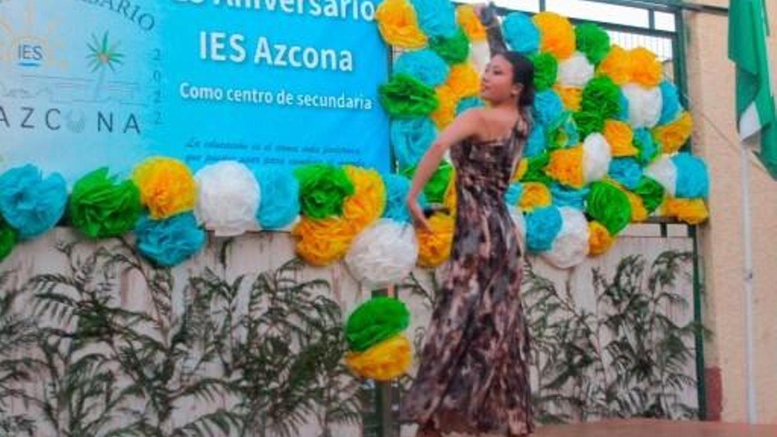 Belén Yuan Ibarra en un momento de sus bailes.