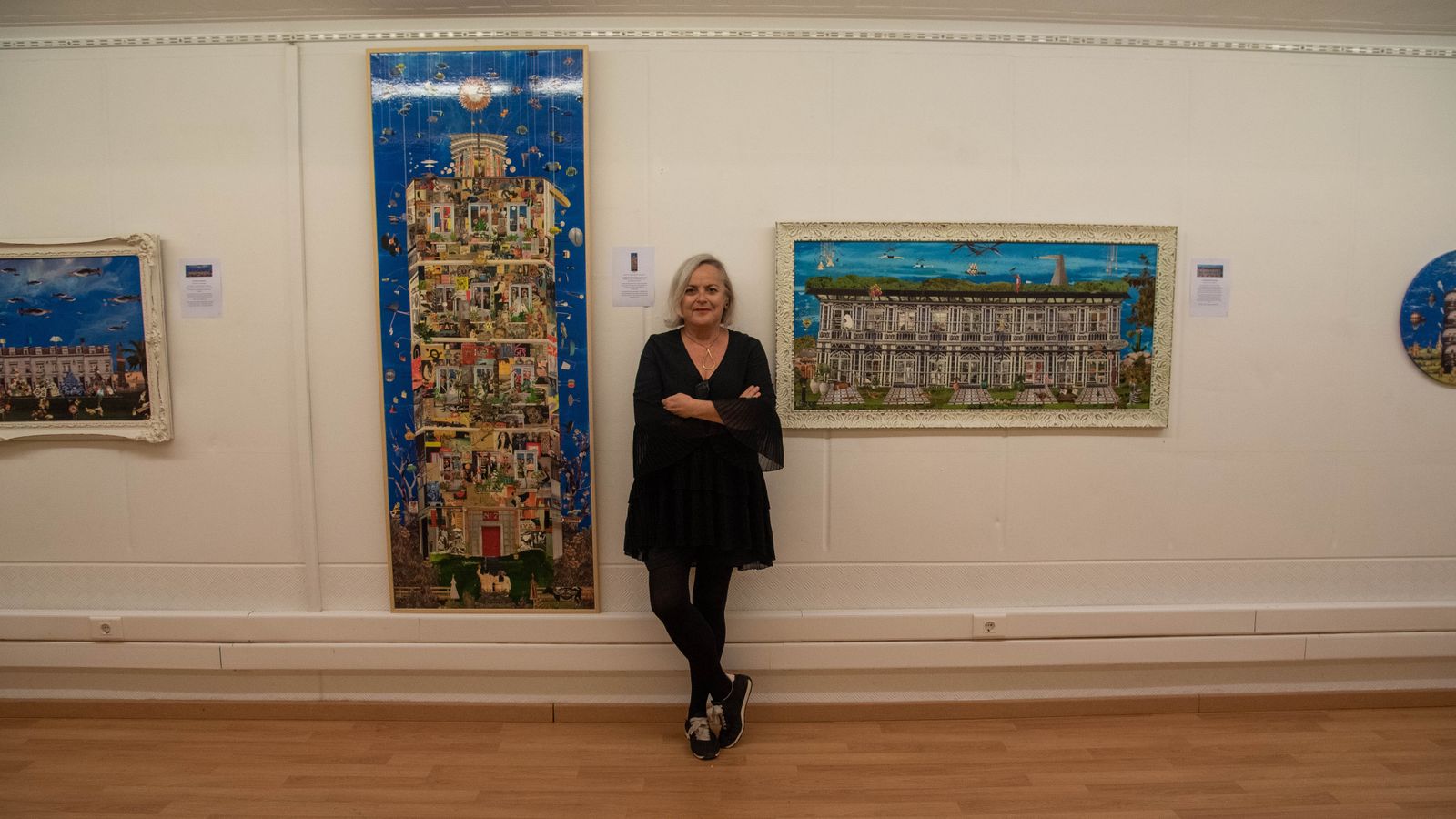 La inauguración de la exposición 'Arquitectura imposible' de Marga Guinea en Alcultura, en imágenes