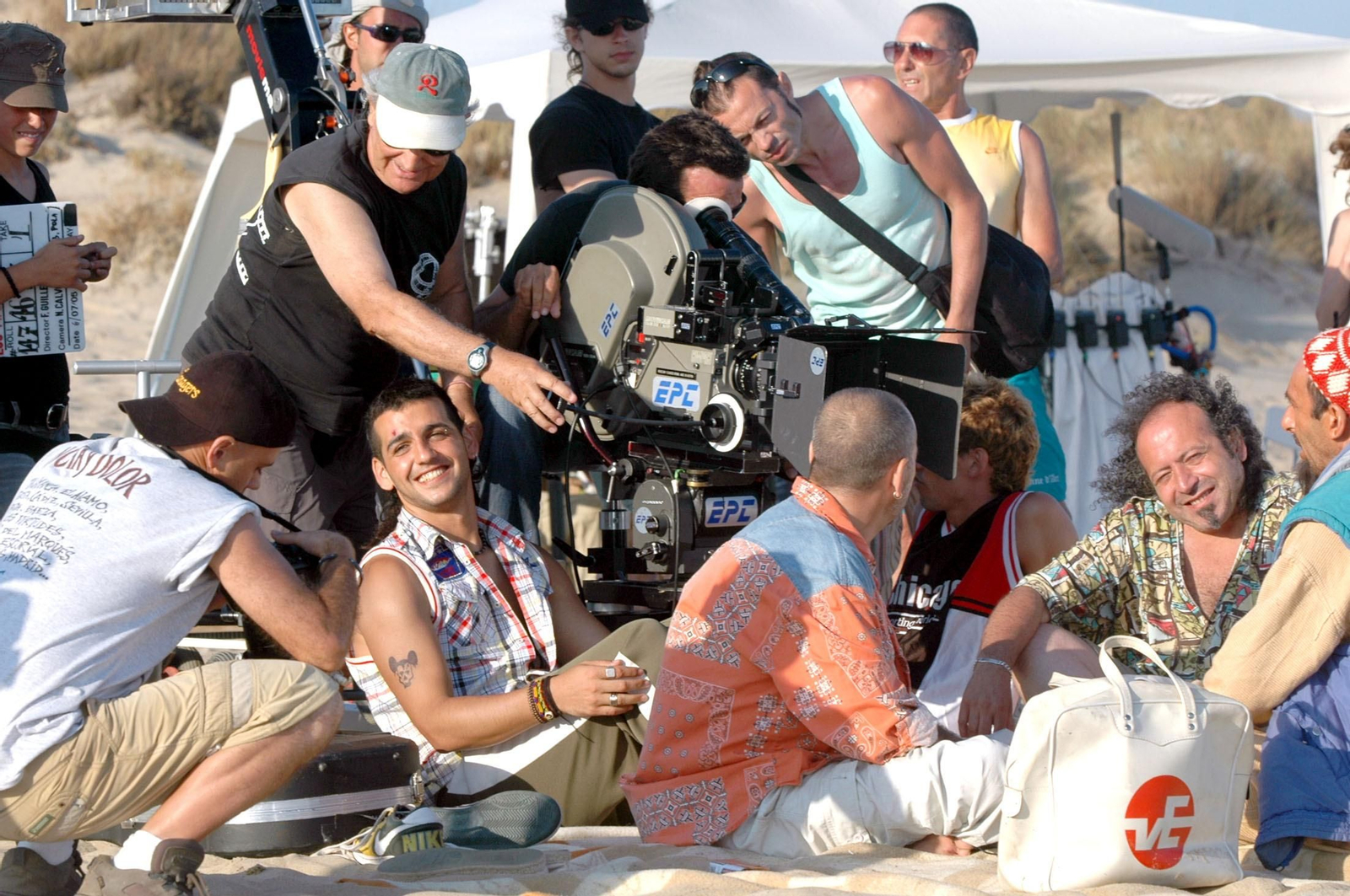 'Los Mánagers' rodaje en Nueva Umbría, Lepe