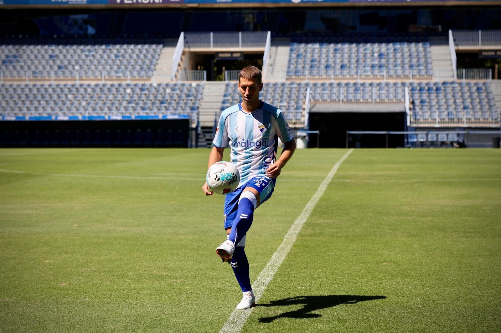 Las primeras imágenes de Brasanac como jugador del Málaga CFº