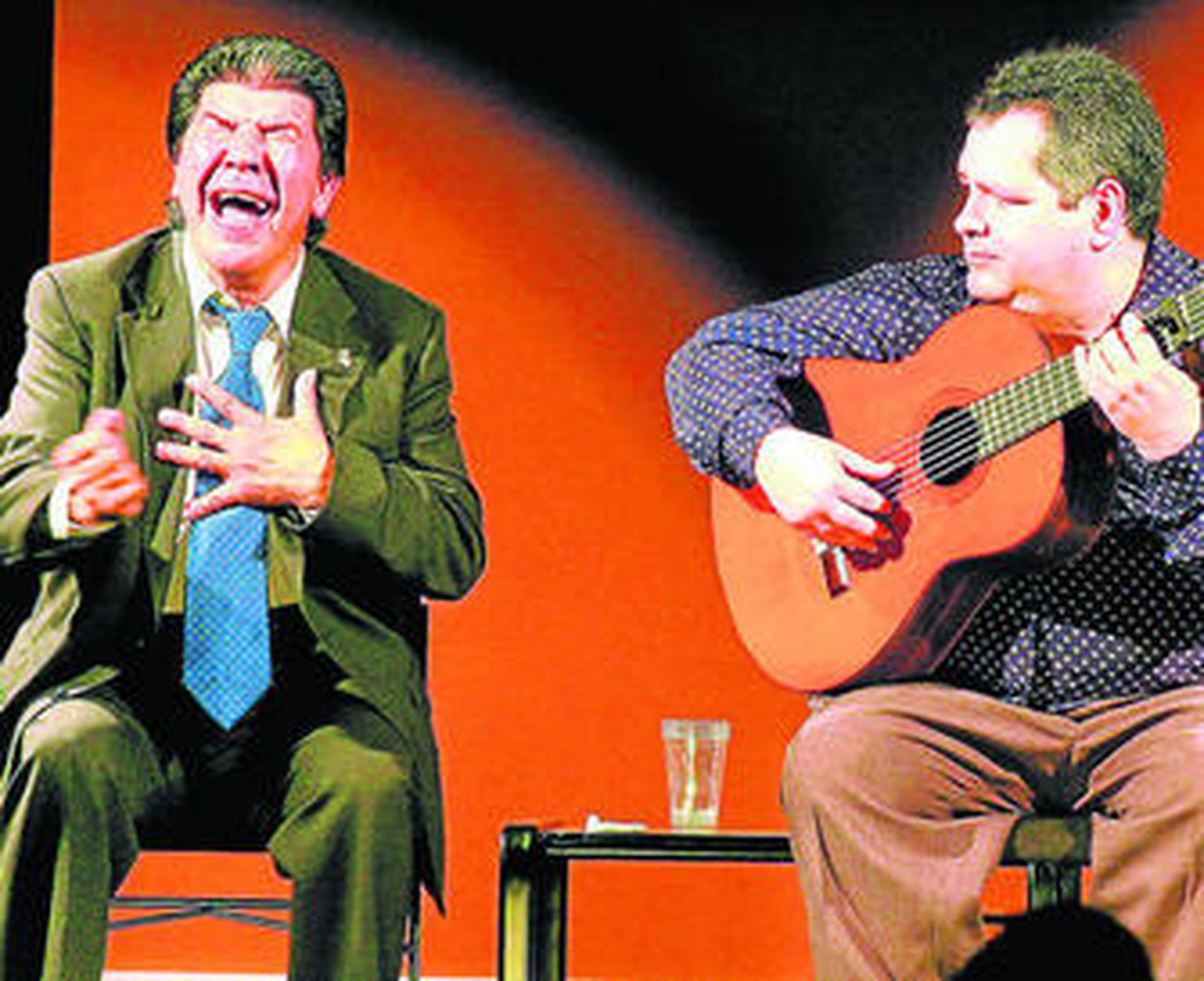 Alonso Núñez 'Rancapino ' y Fernando Moreno, en una actuación reciente en el Alcázar.