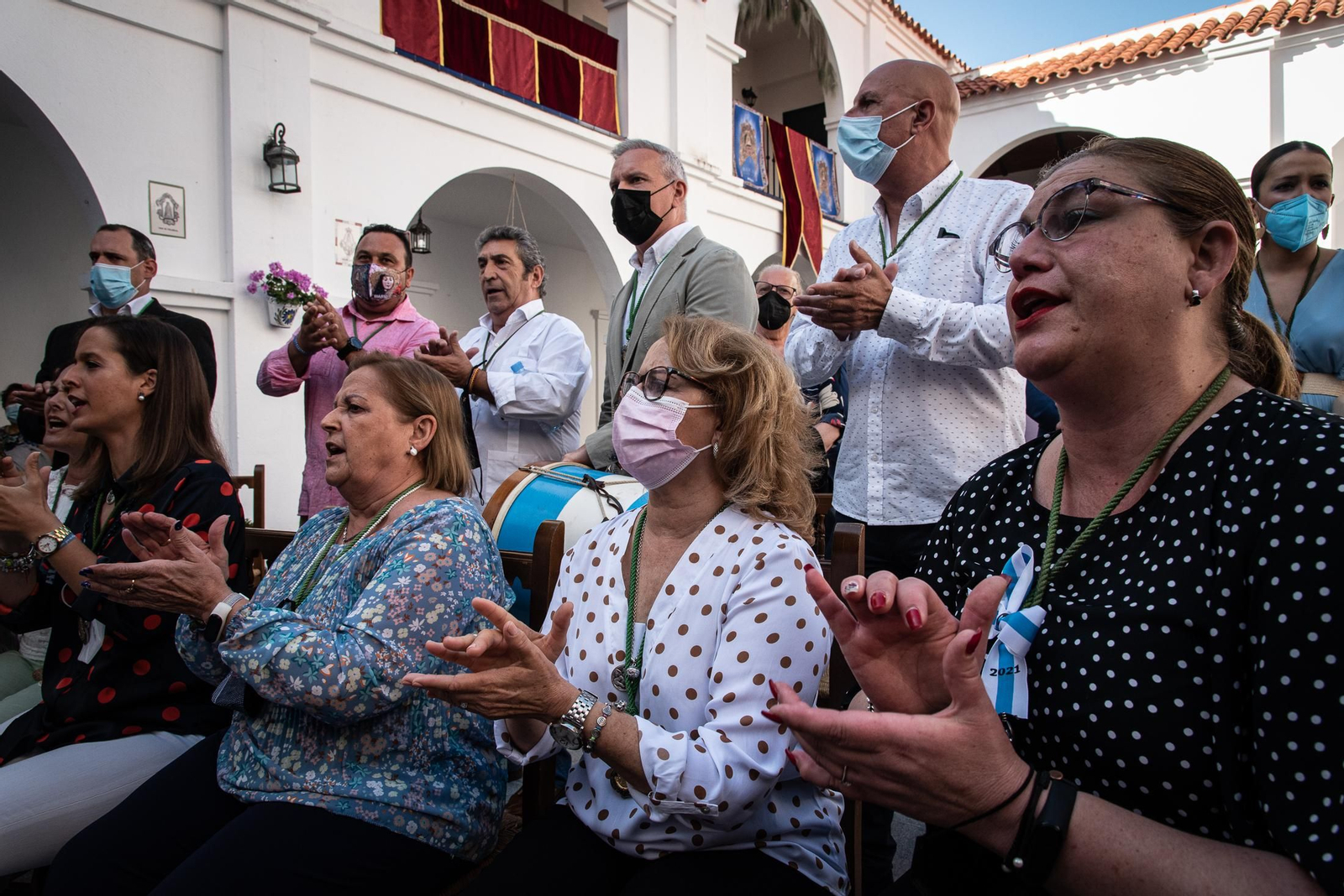 Imágenes de la misa de romeros de la Hermandad de Huelva