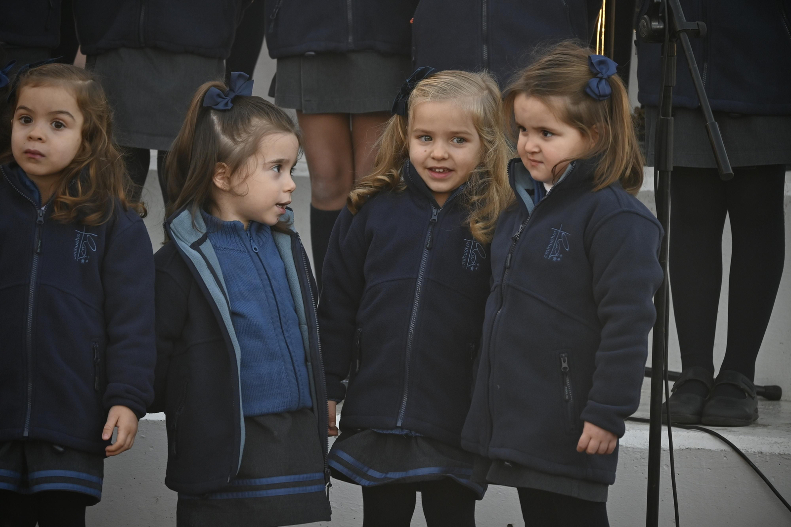 Alumbrado del Puerto de Huelva, en imágenes