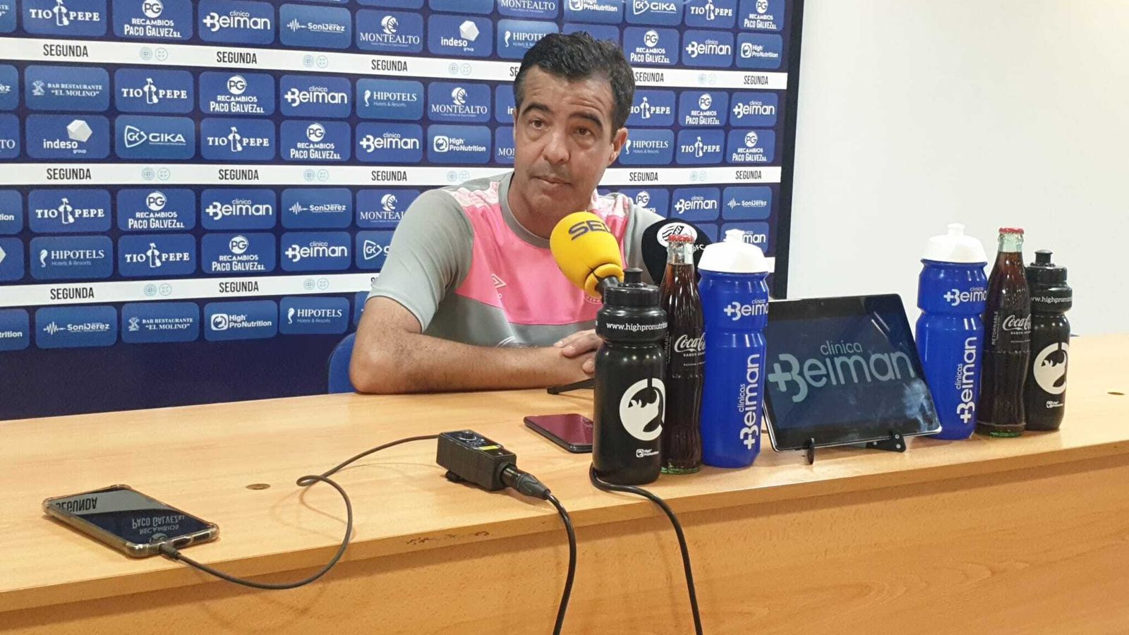 Pérez Herrera, en la rueda de prensa que ha ofrecido este viernes en Chapín.