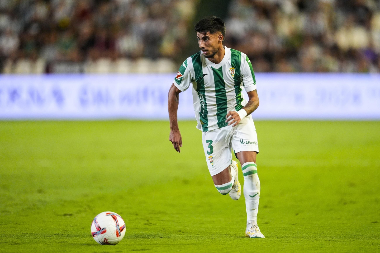 Calderón, en un partido con el Córdoba CF la pasada temporada.
