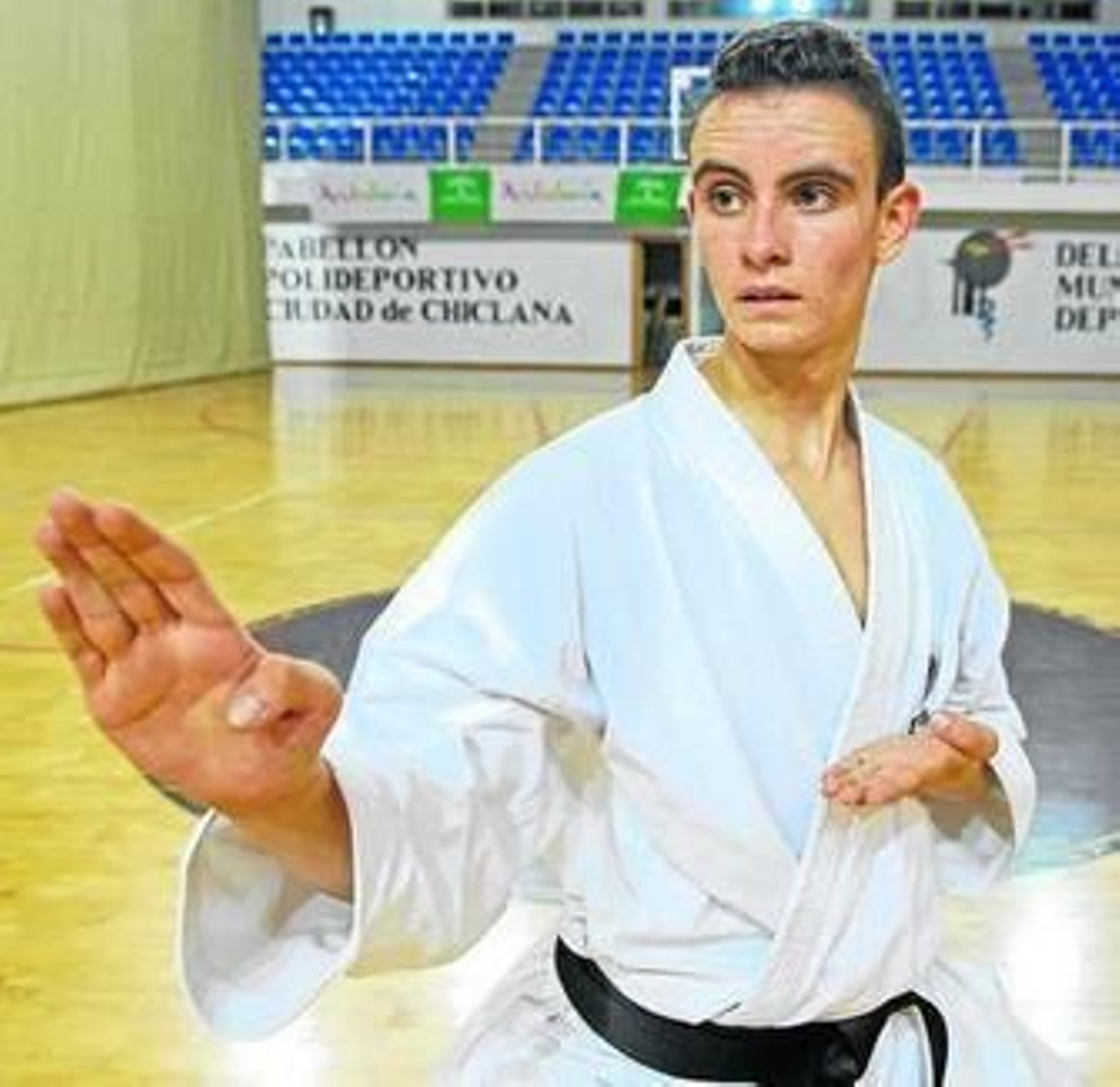 José Miguel Romero, en un entrenamiento.