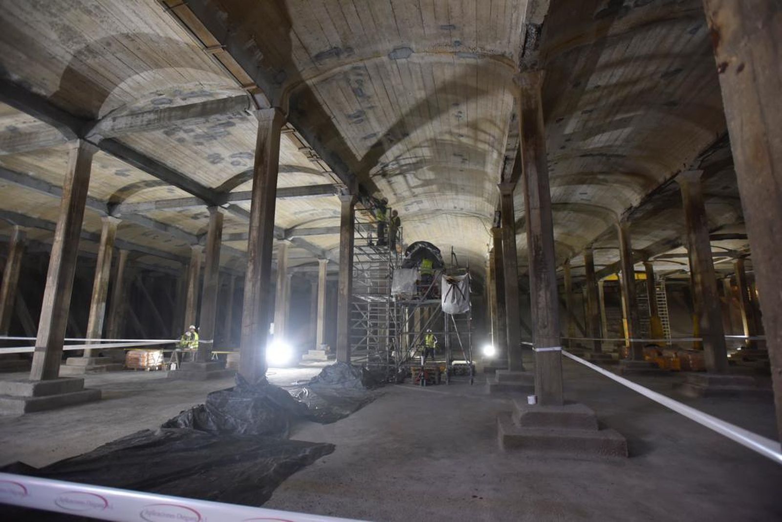 Así es el depósito de agua de Olletas, en Málaga, construido en 1930
