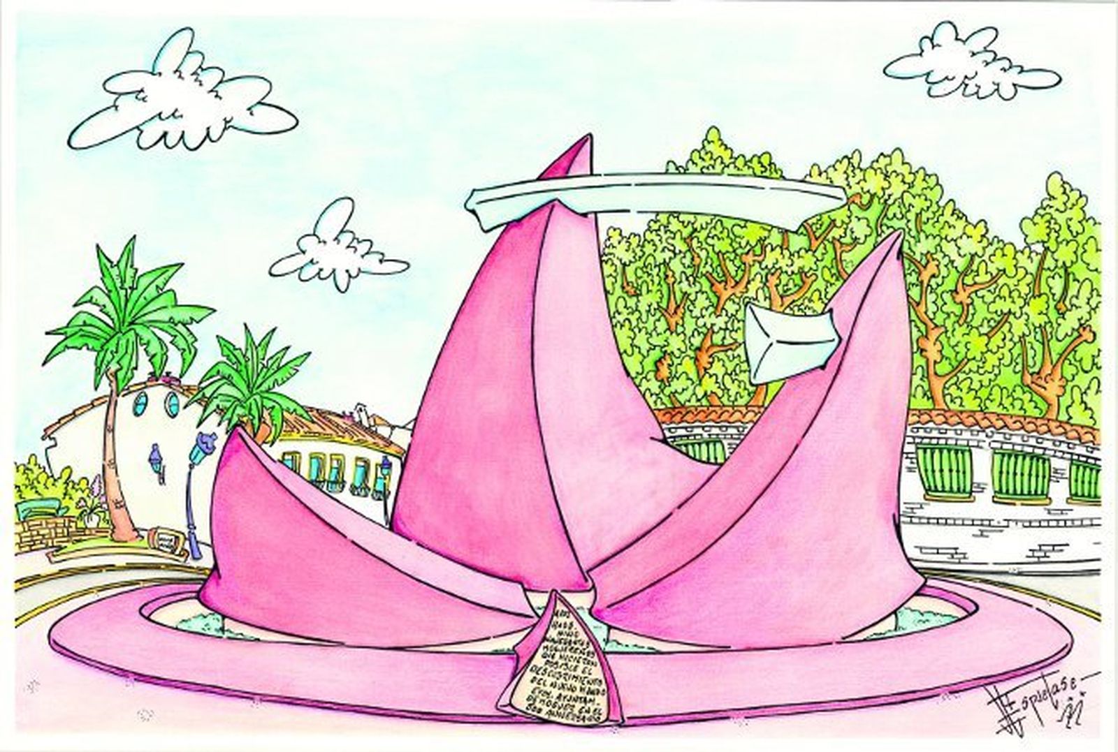 Monumento a los hermanos Niño en Moguer